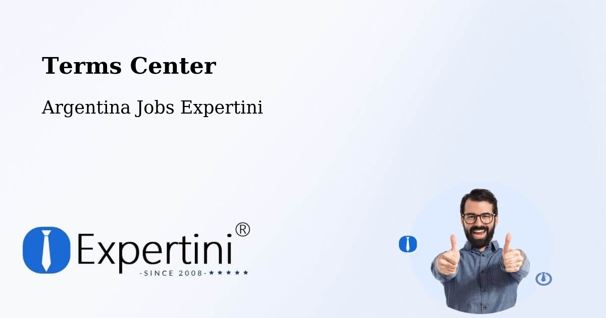 Terms of Service – Gálvez - Argentina Jobs Expertini